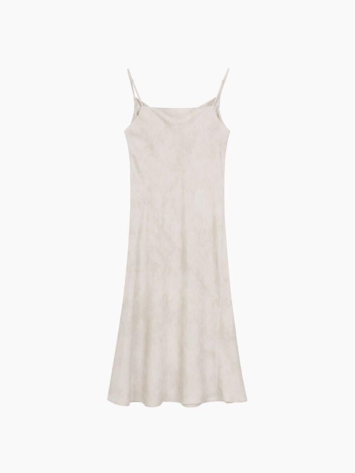 DRESS - sisley k midi dresses - Beige | Sisley K image number 2